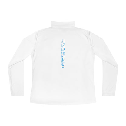 Ladies Quarter-Zip Pullover, Stylish Activewear, Comfort Layer, Sports Gift, Casual Chic Top, Fitness Apparel