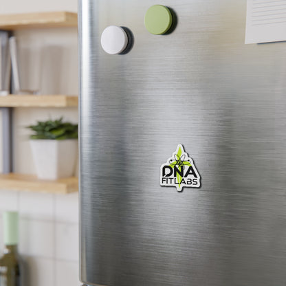 Unique Die-Cut Magnets for Science Lovers | DNA FitLabs Design, Stickers, Home Decor, Gifts, Refrigerator Art