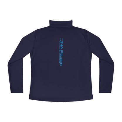 Ladies Quarter-Zip Pullover, Stylish Activewear, Comfort Layer, Sports Gift, Casual Chic Top, Fitness Apparel