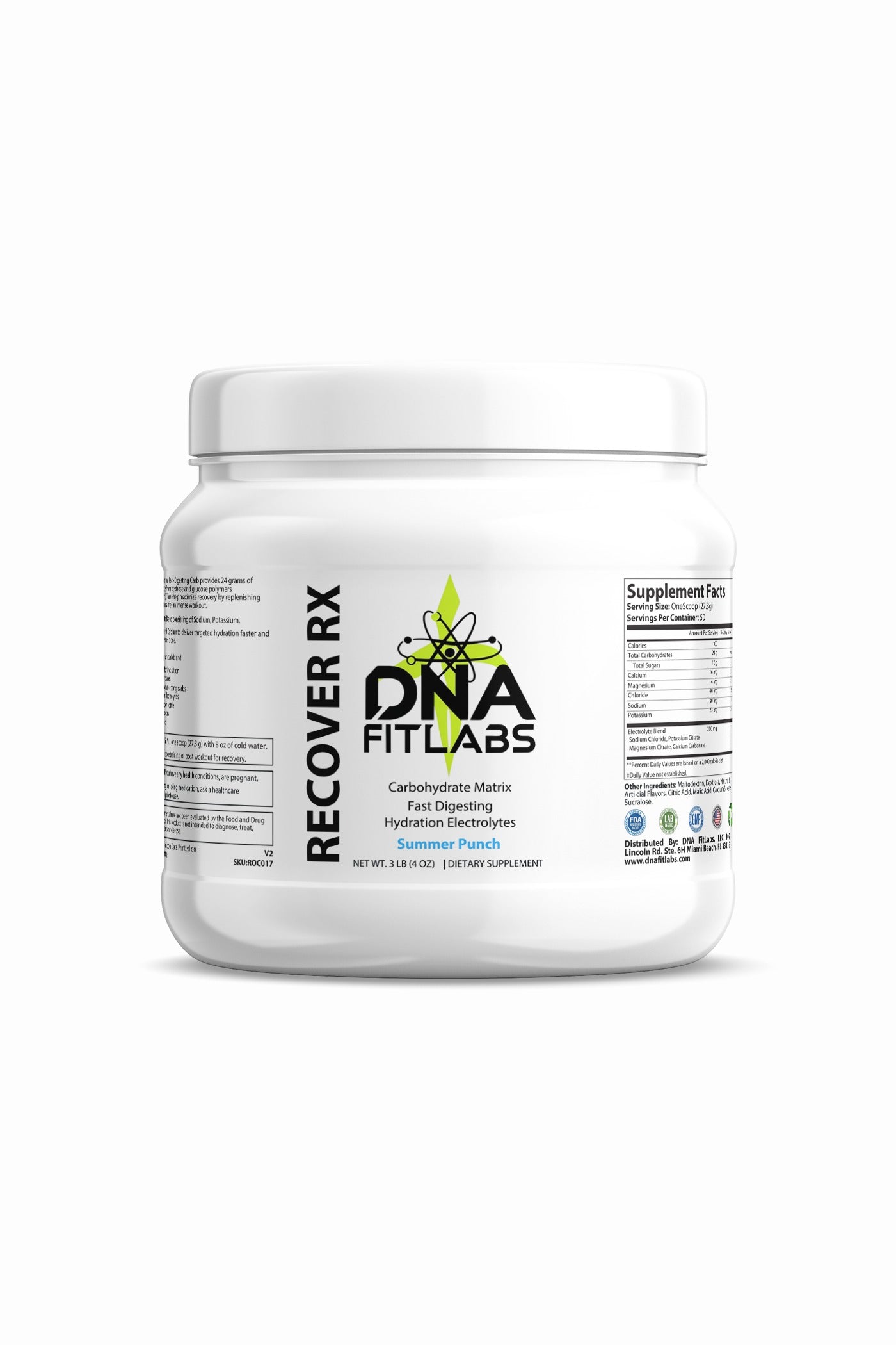 RECOVER RX - Recovery Carb + Electrolyte Summer Punch 1365g